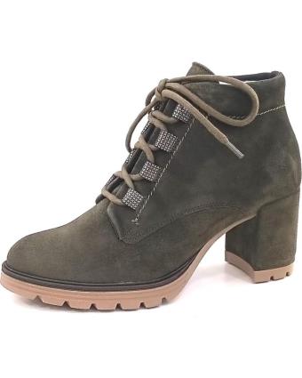 Botins de Mulher VIGUERA BOTIN CASUAL DE ANTE CON TACON Y SUELA DE GOMA TREBOL