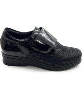 Sapatos de Mulher CHIC VISION ZAPATOS CONFORT VALERIAS CUNA TIRAS ADHE NEGRO