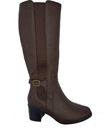 Botas de Mulher DAVINIA BOTA TACON GRUESO MARRóN