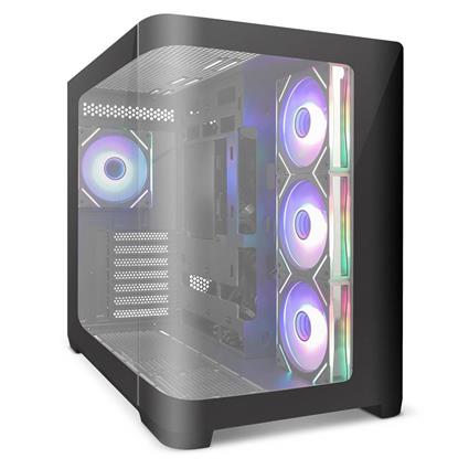 Caixa ATX Zolyd Krytera ARGB Vidro Temperado Preta