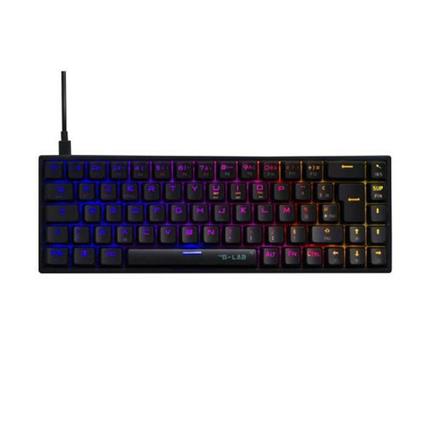 The G-lab Teclado Mecânico Sem Fio Gaming Titan White Red Switch