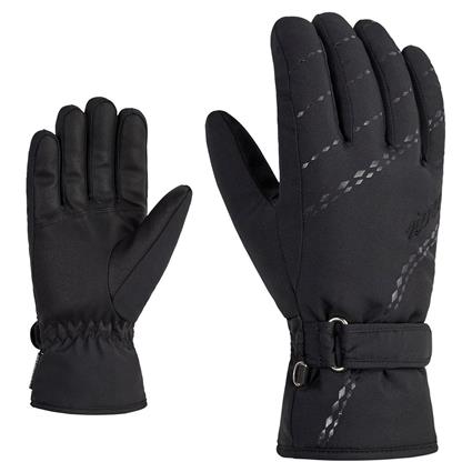 Ziener Korva - Preto - Luvas Ski Mulher tamanho 8