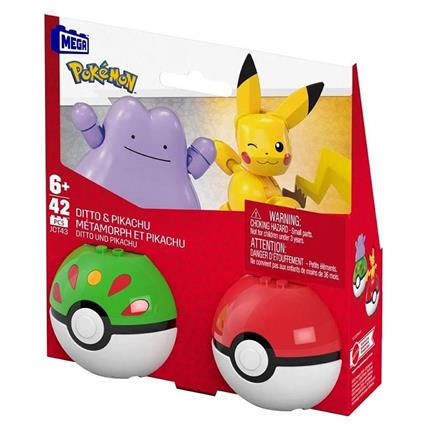 Mega Bloks Pokeball Pack 2 Pikachu-Ditto