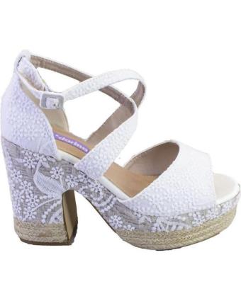 Sandálias de Mulher MANDARINA PARIS ALPARGATAS DE MUJER BLANCO