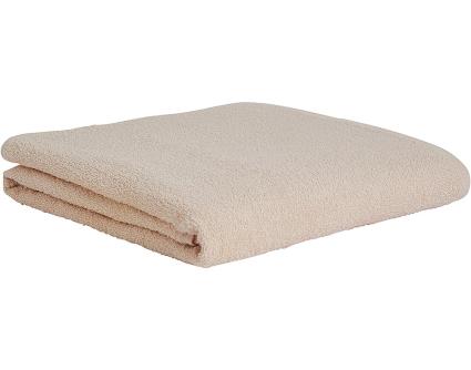 Lençol Banho Auchan Essencial Bege 300g 100x150cm
