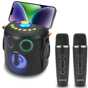 Daewoo Karaoke DW3008/ 15W/ 1.0 Alto-falante Bluetooth