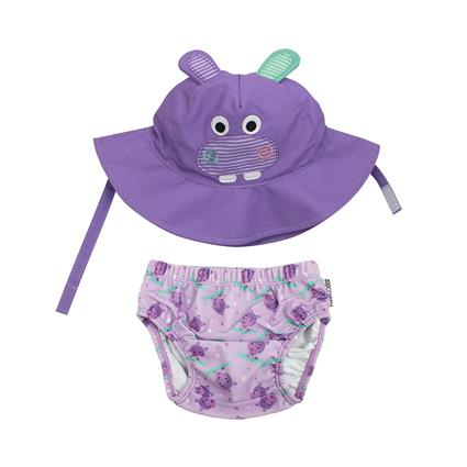 Zoocchini Fralda De Banho Para Hipopótamo Upf 50