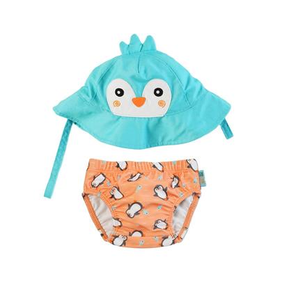 Zoocchini Fralda De Banho Pinguim Upf 50