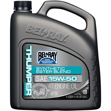 Bel-ray Óleo De Motor Thumper 15w-50 4-stroke Synthetic 4l