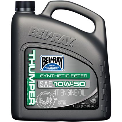 Bel-ray Óleo De Motor Thumper 10w-50 4-stroke Synthetic 4l