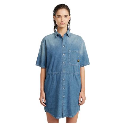 G-star Vestido De Manga Curta Relaxed Drawcord