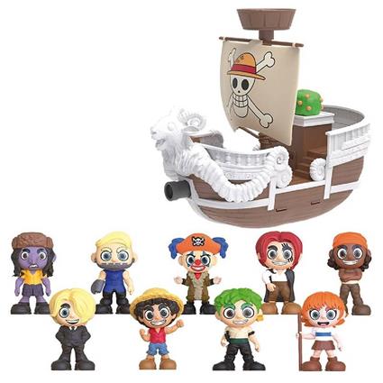 Barco Going Merry de One Piece com 10 figuras