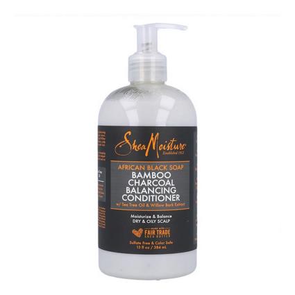 Condicionador  African Black Soap Bamboo Charcoal  (384 ml)