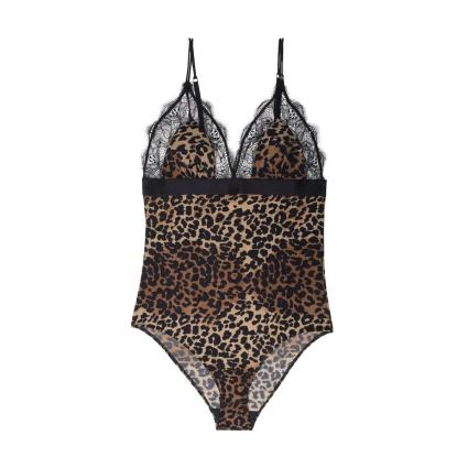 Body leopardo com renda, DORIS