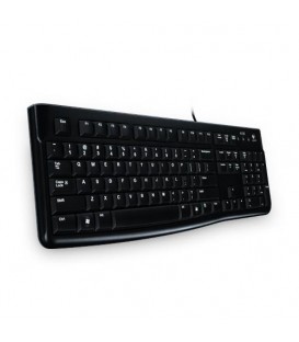 K120 Teclado USB Ucraniano Preto