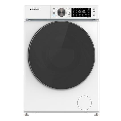 Lavadora Libre Instalación - Aspes AL12400CIDVB, 12 kg, 1400 rpm, Vapor, Blanco