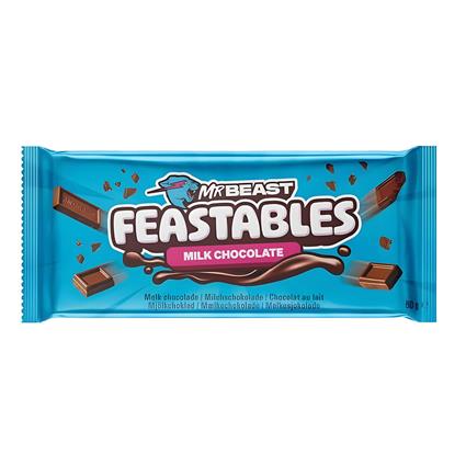 MR. BEAST FEASTABLES Chocolate Milk, Chocolate de Leite, 60 g