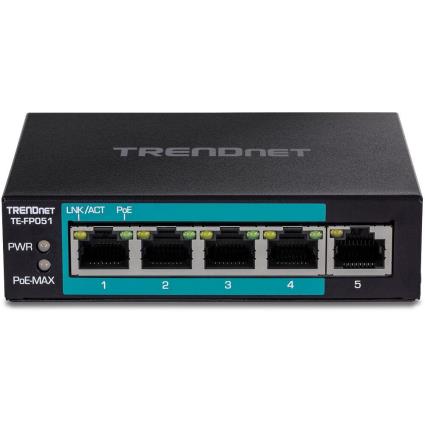 5-port Fast en Long Range Poe+ Cpnt