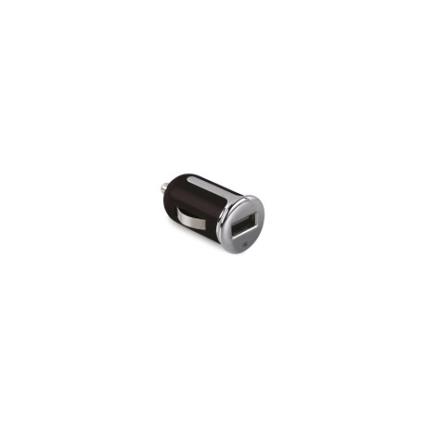 CARGADOR COCHE TURBO 1USB 2.4A BK