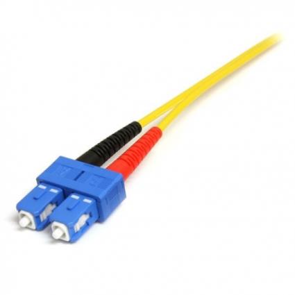 CABLE 10M FIBRA MONOMODO LC SC