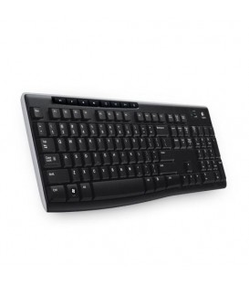 K270 Teclado RF Wireless Qwerty Inglês Preto