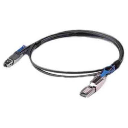 E MINI-SAS High Density to MINI-SAS - Cabo Externo SAS - Mini Multilane SAS (SFF-8088) de 26 Pinos 4X com Protetor (M) Para 4 X Mini SAS HD (SFF-8644) (M) - 2 M - Para E D3600, D3700, H241, Modular Smart Array 2040, 2040 10GB, Smart Array P431/2G