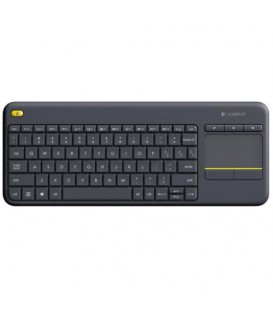 K400 Plus Teclado RF Wireless Qwertz Alemão Preto