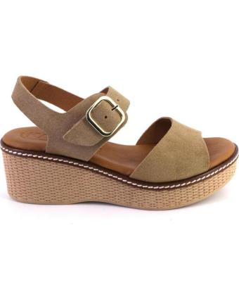 Sandálias de Mulher KAOLA 2661 SANDALIAS DE MUJER ANTE SERRAJE CAMEL