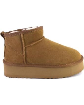 Botins de Mulher KELARA K41209 BOTINES DE MUJER ANTE SERRAJE CUERO