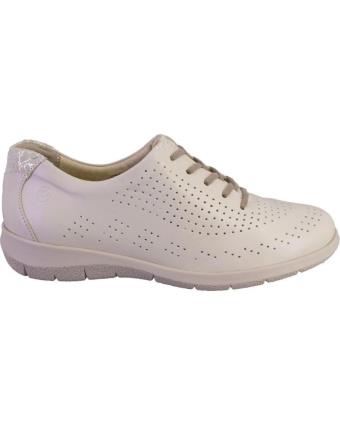Sapatos de Mulher SUAVE 3603 ZAPATILLAS CASUAL DE MUJER BLANCO PIEL HIELO