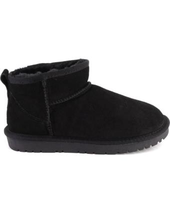 Botins de Mulher KELARA K41201 BOTINES DE MUJER ANTE SERRAJE NEGRO