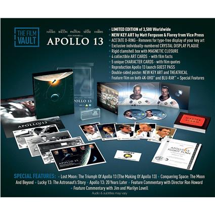 Dvd Blu-ray Apollo 13 4k Film Vault Boxset Limited Edition