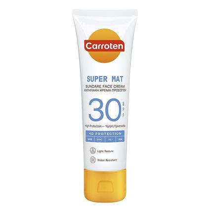Carroten Creme Facial Face Super Mat Spf 30 50 Ml