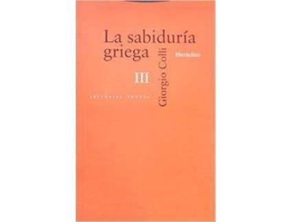 Livro La Sabiduría Griega Iii de Giorgio Colli