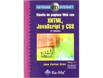 Livro Diseño De Páginas Web Con XHTML, Javascript Y Css. 3ª Edición de Varios Autores