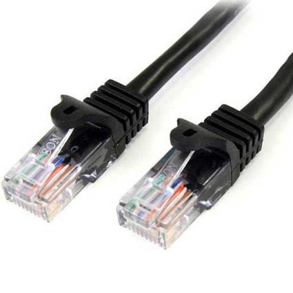 CABLE 5M DE RED SNAGLESS NEGRO