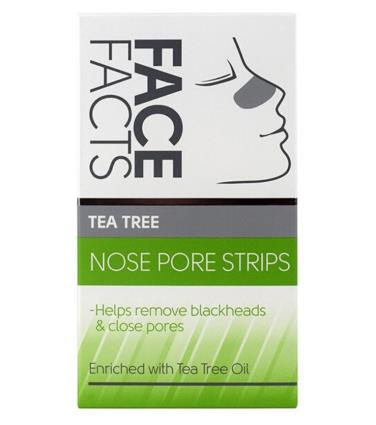 Face Facts Tea Tree Nose Pore Strips 6X