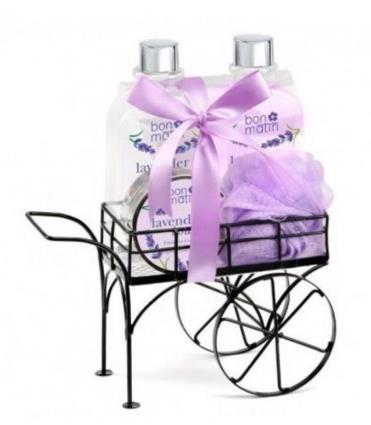 Lavender Bouquet Kit (Carro de Metal) 4Pcs