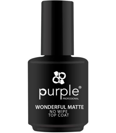 Purple Wonderful Matte Top Coat 15Ml
