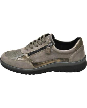 Sapatilhas de Mulher LUMEL - DEPORTIVO CON CORDONES Y CREMALLER LATERAL PARA PLA TAUPE 4046-0026-OXIDO PARIS