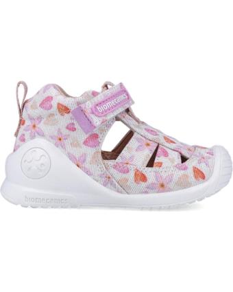 Sandálias de Mulher BIOMECANICS SANDALIAS PARA NINA 252185 PRIMEROS PASOS ESTAMPADO BLANCOB050