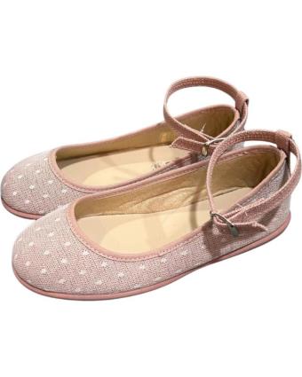 Sabrinas de Menina CHUCHES MERCEDITAS Y BAILARINAS ROSA PALO