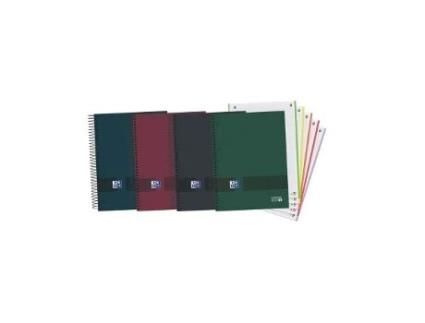 Livro Paq/5 Cuaderno Espiral A4 120h 90g Cuad 5x5 Microperforado Oxfordamp-you Colores Neutros De Desconocido (espanhol)