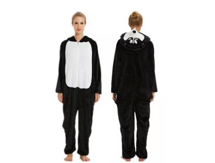 Robe Loungewear,Flow Preto Husky Zip-Up Bodysuit-Xl FPSP