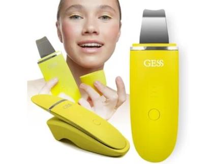 GESS Esfoliante facial ultrassónico, procedimentos 7 em 1, pontos negros antiacne