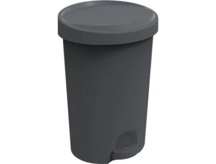 Stepy Eda Basket 45 L Apédale para bolsa de 50 L 40,9 x 35,1 x 60,4 cm Cinzento Antracite Plástico Eda Plastique