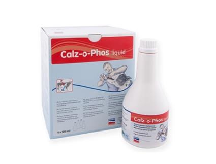 AGRO CHEMICA Calz-O-Phos Reductor Riesgo Fiebre Vacas Lecheras Líquido 2 Litros 4 X 500 Ml