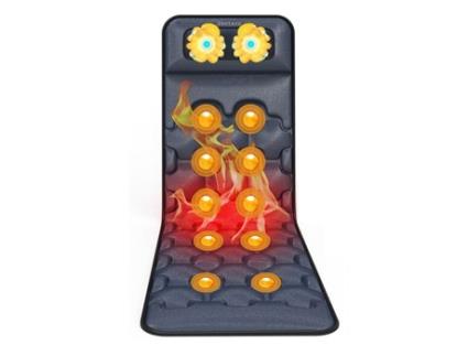 Zentavo® Colchão De Massagem E Aquecimento De Corpo Inteiro Assento De Massagem Multifuncional Massageador De Pescoço, Cintura, Ombros E Costas
