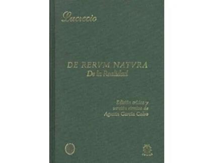 Livro De Rerum Natura - De La Realidad Da Editorial Lucina Editorial De Titus Lucretius Carus (espanhol)