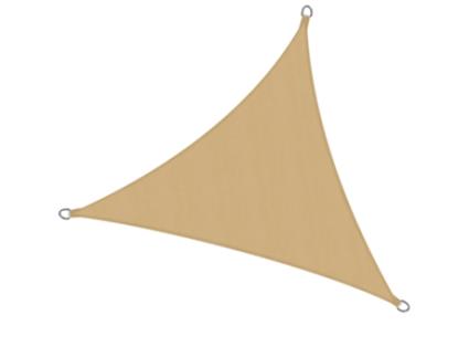 Toldo Solvision Ps9 300X300X300Cm Triangular Areia Pe SOL ROYAL